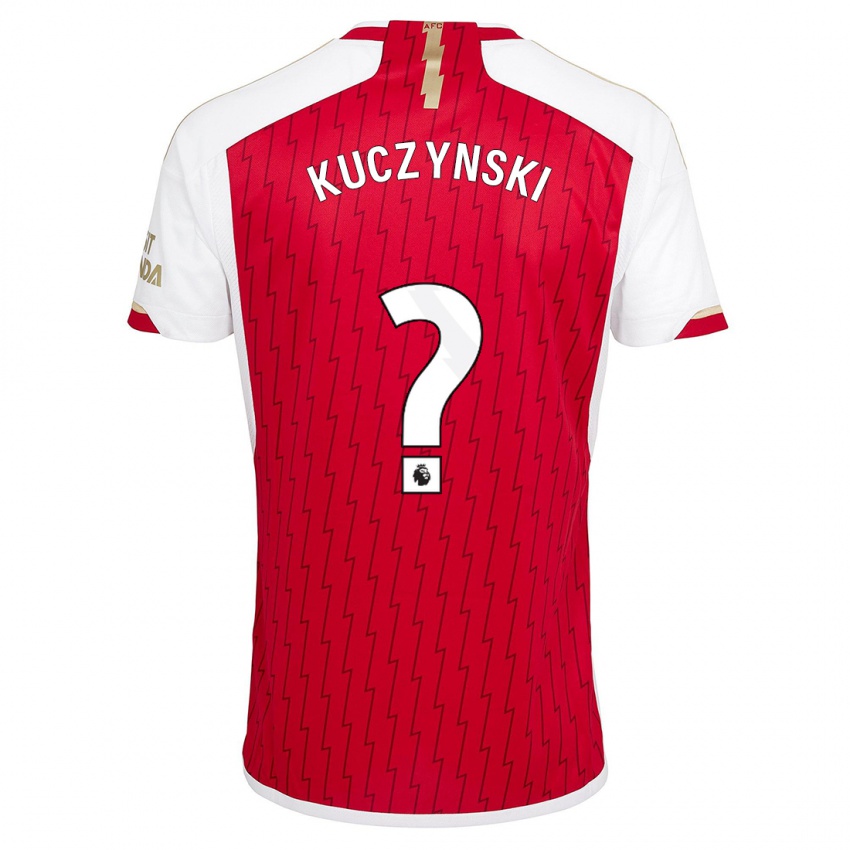 Hombre Camiseta Max Kuczynski #0 Rojo 1ª Equipación 2023/24 La Camisa