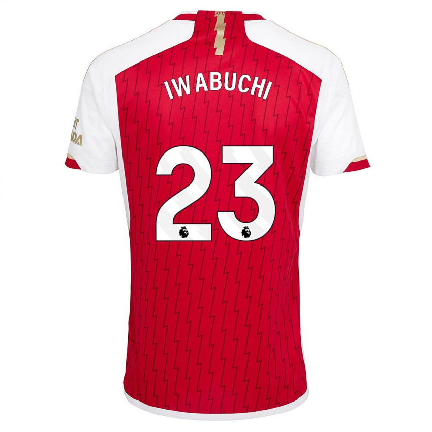 Hombre Camiseta Mana Iwabuchi #23 Rojo 1ª Equipación 2023/24 La Camisa