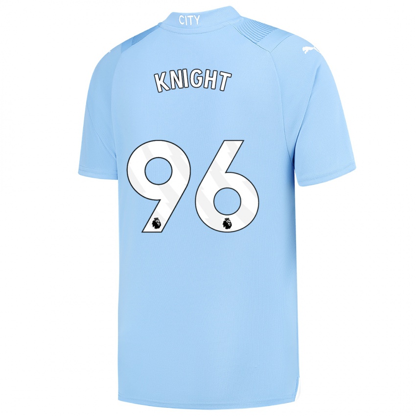 Hombre Camiseta Ben Knight #96 Azul Claro 1ª Equipación 2023/24 La Camisa