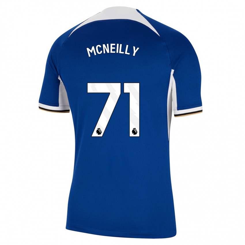 Hombre Camiseta Donnell Mcneilly #71 Azul 1ª Equipación 2023/24 La Camisa