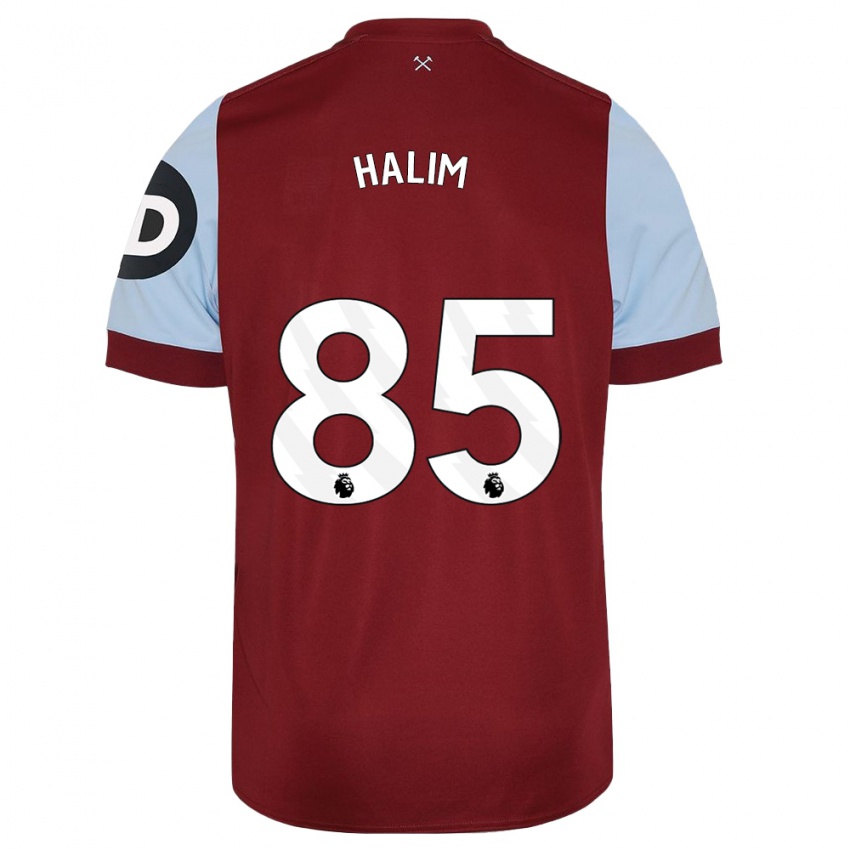 Hombre Camiseta Mehmet Halim #85 Granate 1ª Equipación 2023/24 La Camisa