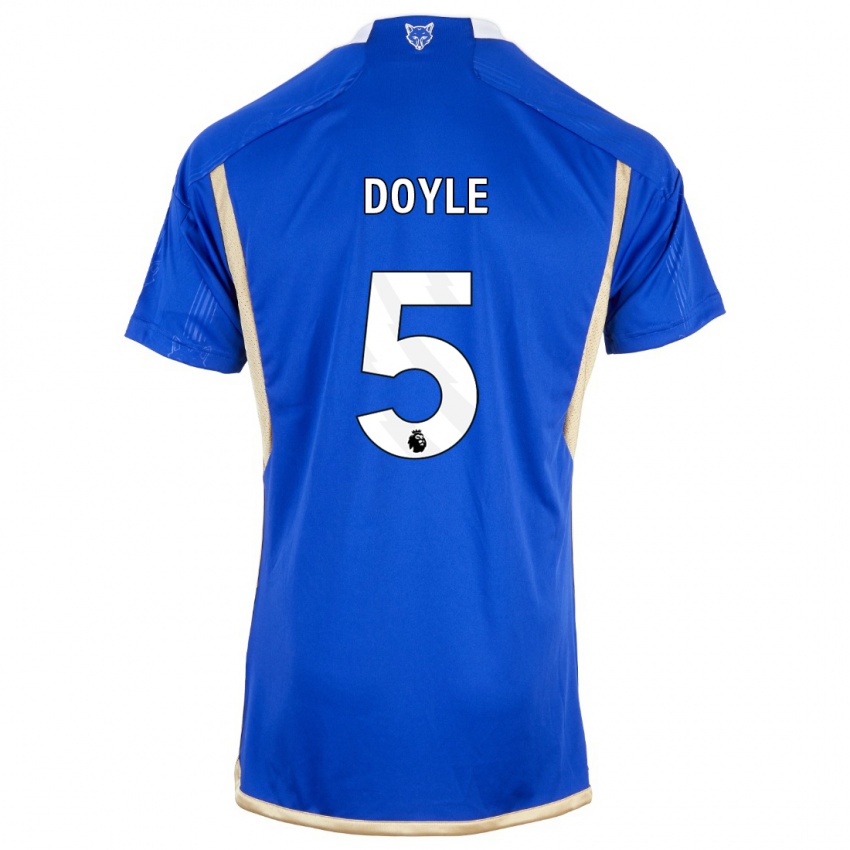 Hombre Camiseta Callum Doyle #5 Azul Real 1ª Equipación 2023/24 La Camisa