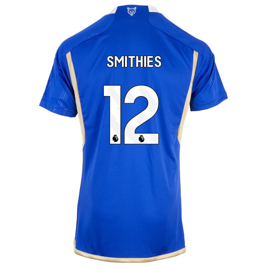 Hombre Camiseta Alex Smithies #12 Azul Real 1ª Equipación 2023/24 La Camisa