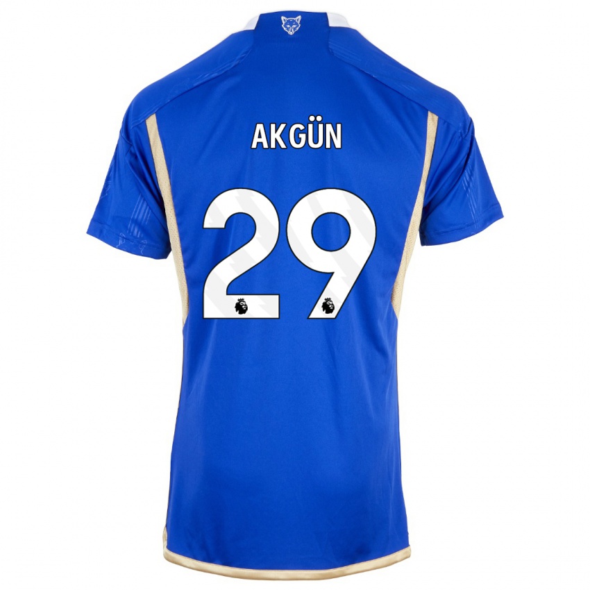 Hombre Camiseta Yunus Akgün #29 Azul Real 1ª Equipación 2023/24 La Camisa