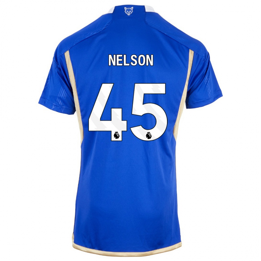 Hombre Camiseta Ben Nelson #45 Azul Real 1ª Equipación 2023/24 La Camisa