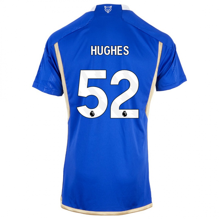 Hombre Camiseta Iestyn Hughes #52 Azul Real 1ª Equipación 2023/24 La Camisa