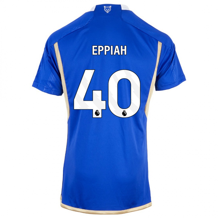 Hombre Camiseta Josh Eppiah #40 Azul Real 1ª Equipación 2023/24 La Camisa