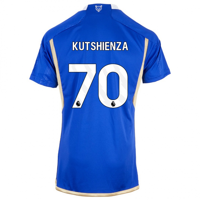 Hombre Camiseta Jesper Kutshienza #70 Azul Real 1ª Equipación 2023/24 La Camisa