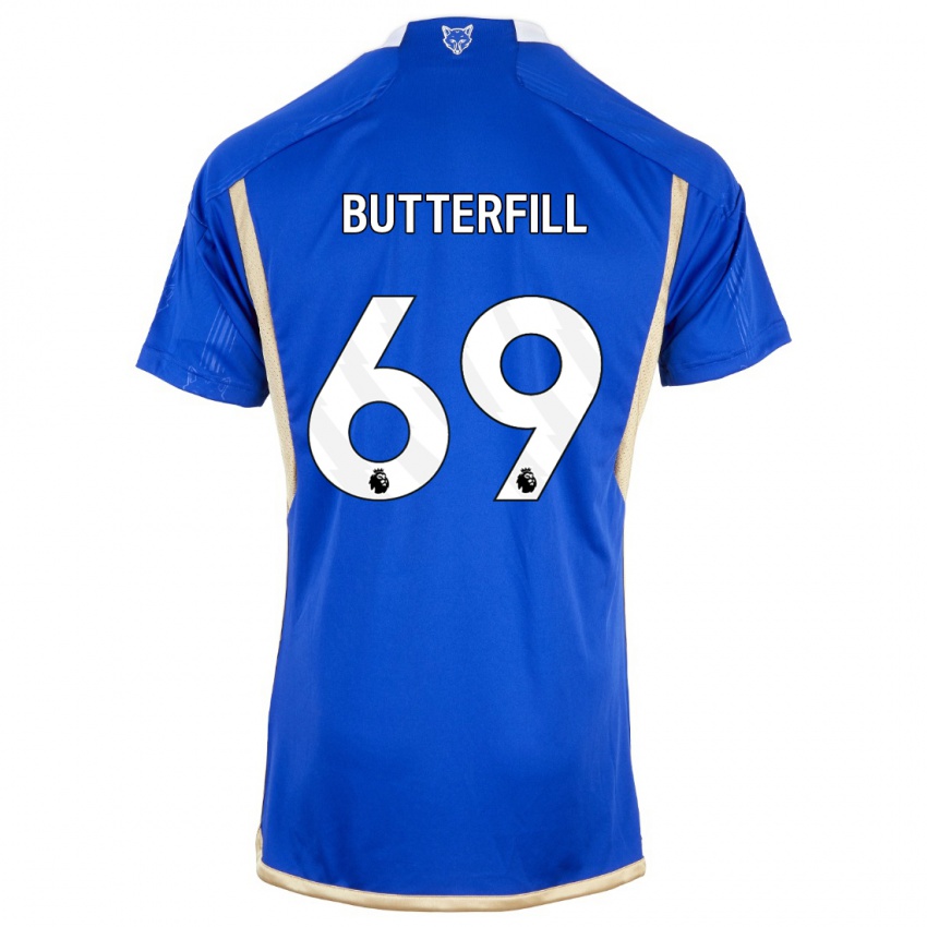 Hombre Camiseta Jack Butterfill #69 Azul Real 1ª Equipación 2023/24 La Camisa