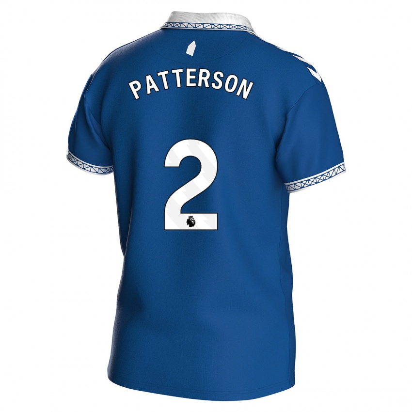 Hombre Camiseta Nathan Patterson #2 Azul Real 1ª Equipación 2023/24 La Camisa
