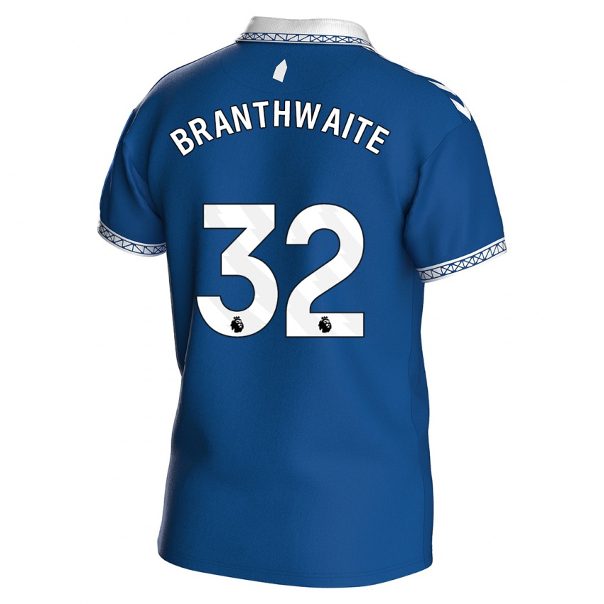 Hombre Camiseta Jarrad Branthwaite #32 Azul Real 1ª Equipación 2023/24 La Camisa