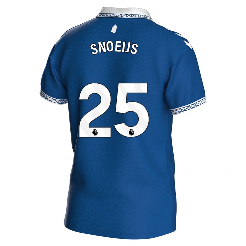 Hombre Camiseta Katja Snoeijs #25 Azul Real 1ª Equipación 2023/24 La Camisa