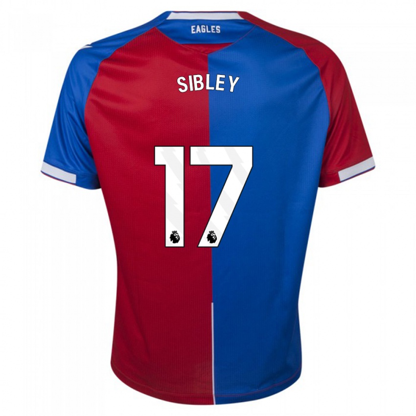 Hombre Camiseta Isabella Sibley #17 Rojo Azul 1ª Equipación 2023/24 La Camisa