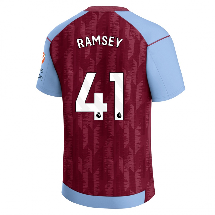 Hombre Camiseta Jacob Ramsey #41 Azul Claro 1ª Equipación 2023/24 La Camisa