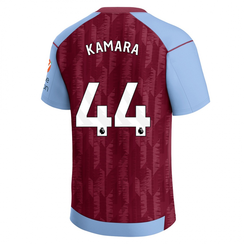Hombre Camiseta Boubacar Kamara #44 Azul Claro 1ª Equipación 2023/24 La Camisa
