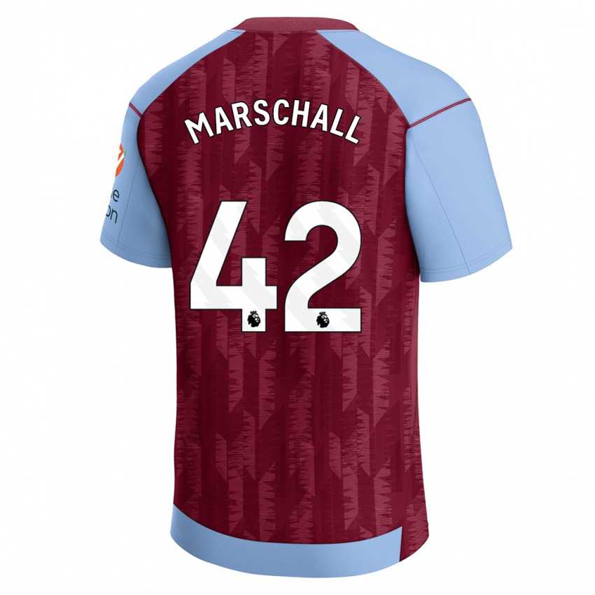 Hombre Camiseta Filip Marschall #42 Azul Claro 1ª Equipación 2023/24 La Camisa