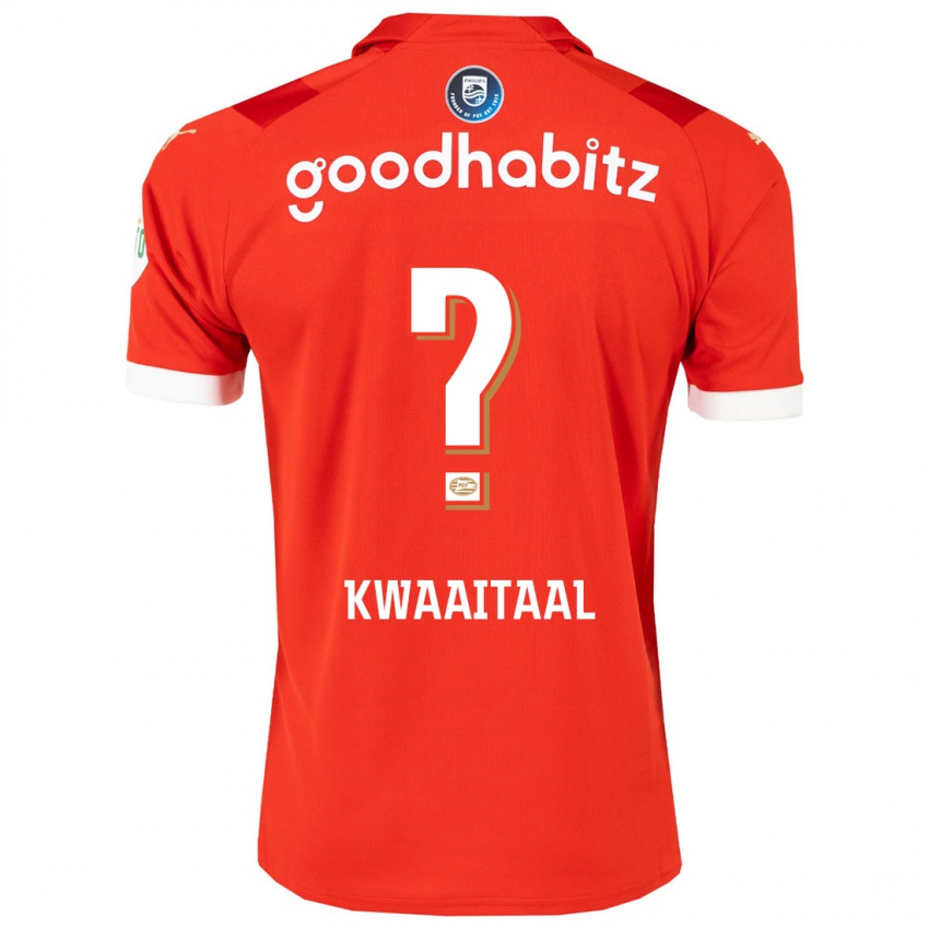 Hombre Camiseta Julian Kwaaitaal #0 Rojo 1ª Equipación 2023/24 La Camisa