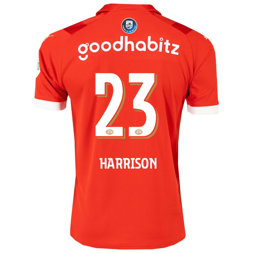 Hombre Camiseta Amy Harrison #23 Rojo 1ª Equipación 2023/24 La Camisa