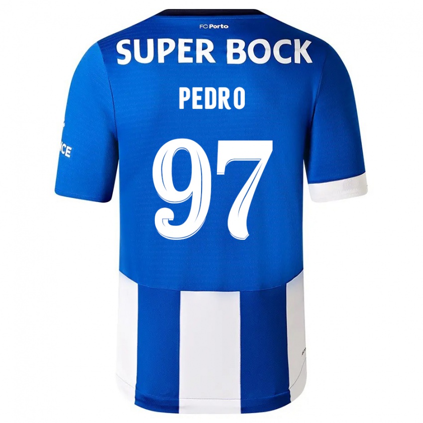 Hombre Camiseta Zé Pedro #97 Azul Blanco 1ª Equipación 2023/24 La Camisa