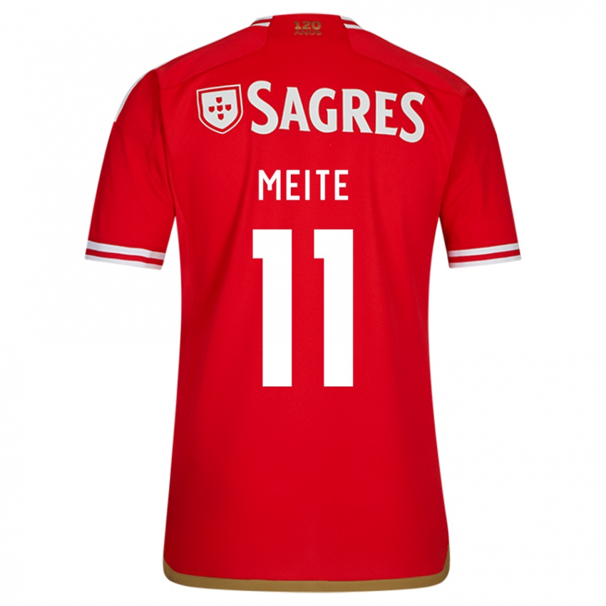 Hombre Camiseta Soualiho Meite #11 Rojo 1ª Equipación 2023/24 La Camisa