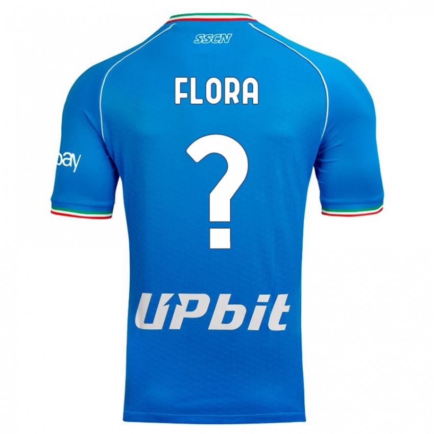 Hombre Camiseta Massimiliano Flora #0 Cielo Azul 1ª Equipación 2023/24 La Camisa