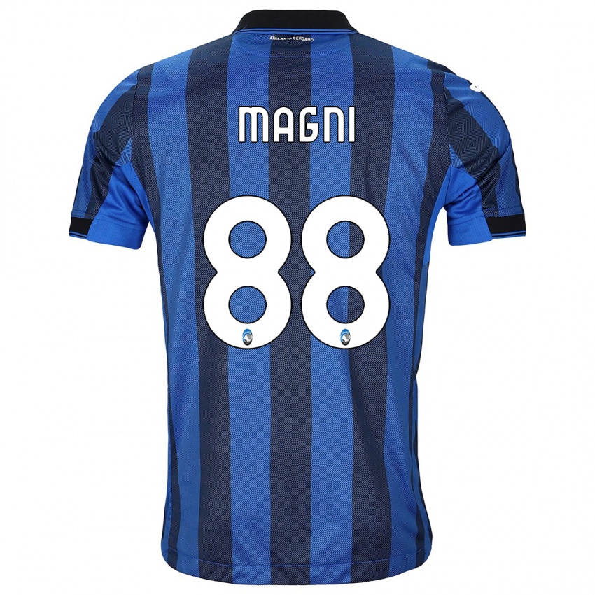 Hombre Camiseta Gloria Magni #88 Azul Negro 1ª Equipación 2023/24 La Camisa