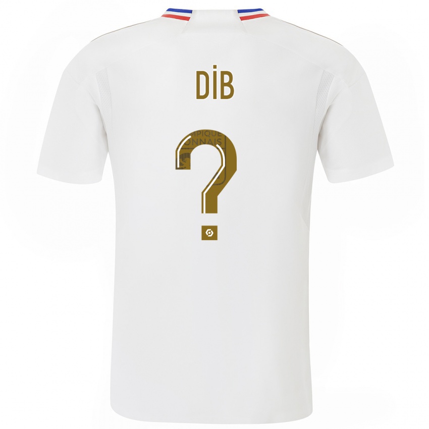Hombre Camiseta Djibrail Dib #0 Blanco 1ª Equipación 2023/24 La Camisa