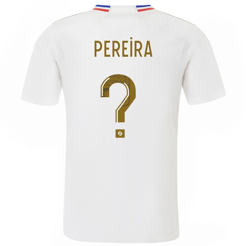 Hombre Camiseta Mateo Pereira #0 Blanco 1ª Equipación 2023/24 La Camisa