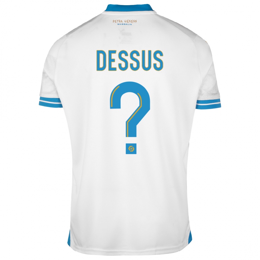 Hombre Camiseta Bastien Dessus #0 Blanco 1ª Equipación 2023/24 La Camisa