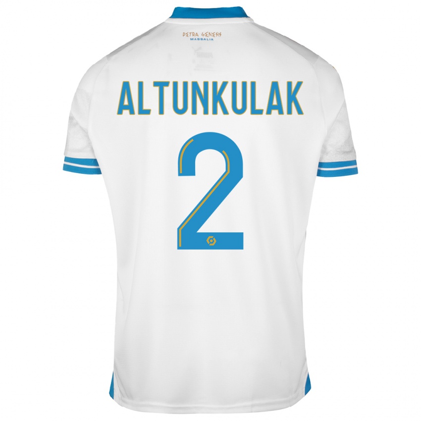Hombre Camiseta Selen Altunkulak #2 Blanco 1ª Equipación 2023/24 La Camisa
