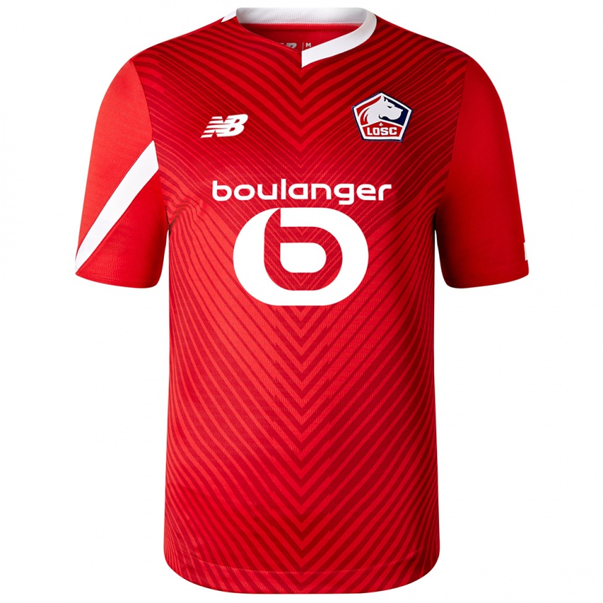 Hombre Camiseta Ludivine Bultel #7 Rojo 1ª Equipación 2023/24 La Camisa