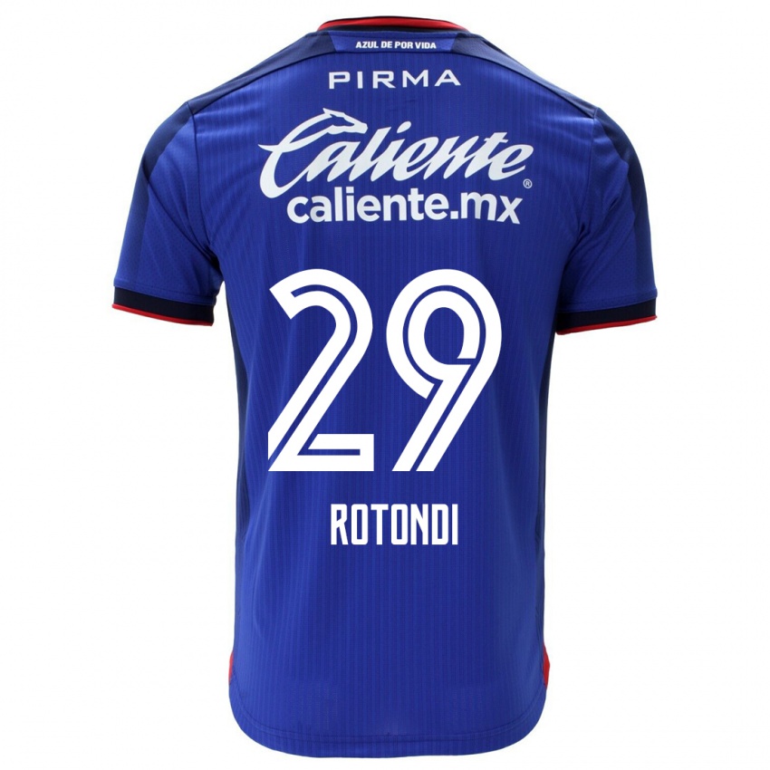 Hombre Camiseta Carlos Rotondi #29 Azul 1ª Equipación 2023/24 La Camisa