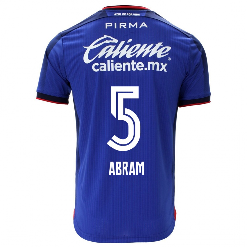 Hombre Camiseta Luis Abram #5 Azul 1ª Equipación 2023/24 La Camisa
