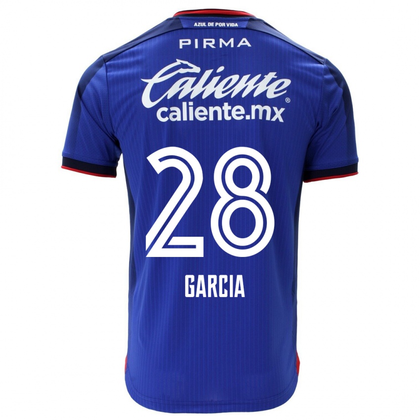 Hombre Camiseta Ana Garcia #28 Azul 1ª Equipación 2023/24 La Camisa