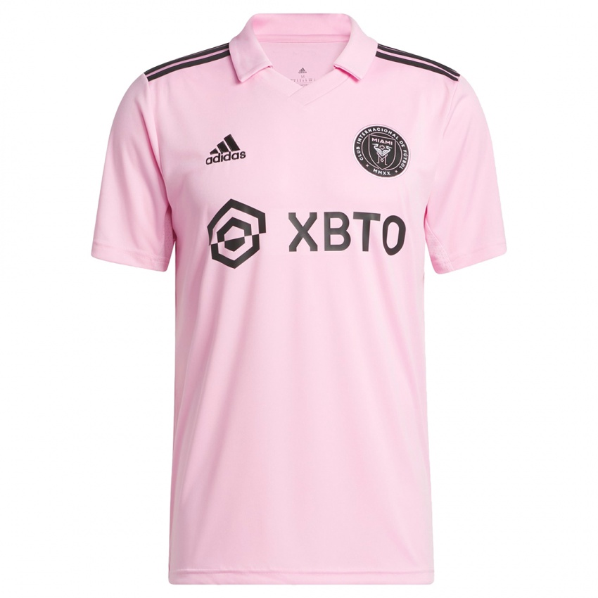 Hombre Camiseta Su Nombre #0 Rosa 1ª Equipación 2023/24 La Camisa