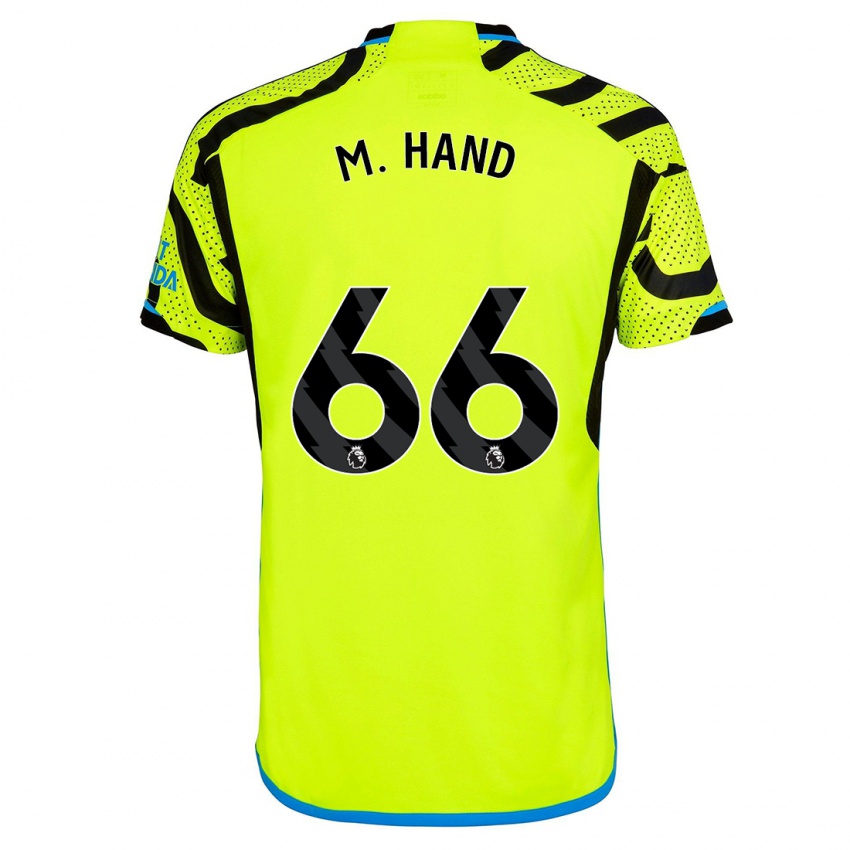 Hombre Camiseta Ismail Oulad M'hand #66 Amarillo 2ª Equipación 2023/24 La Camisa