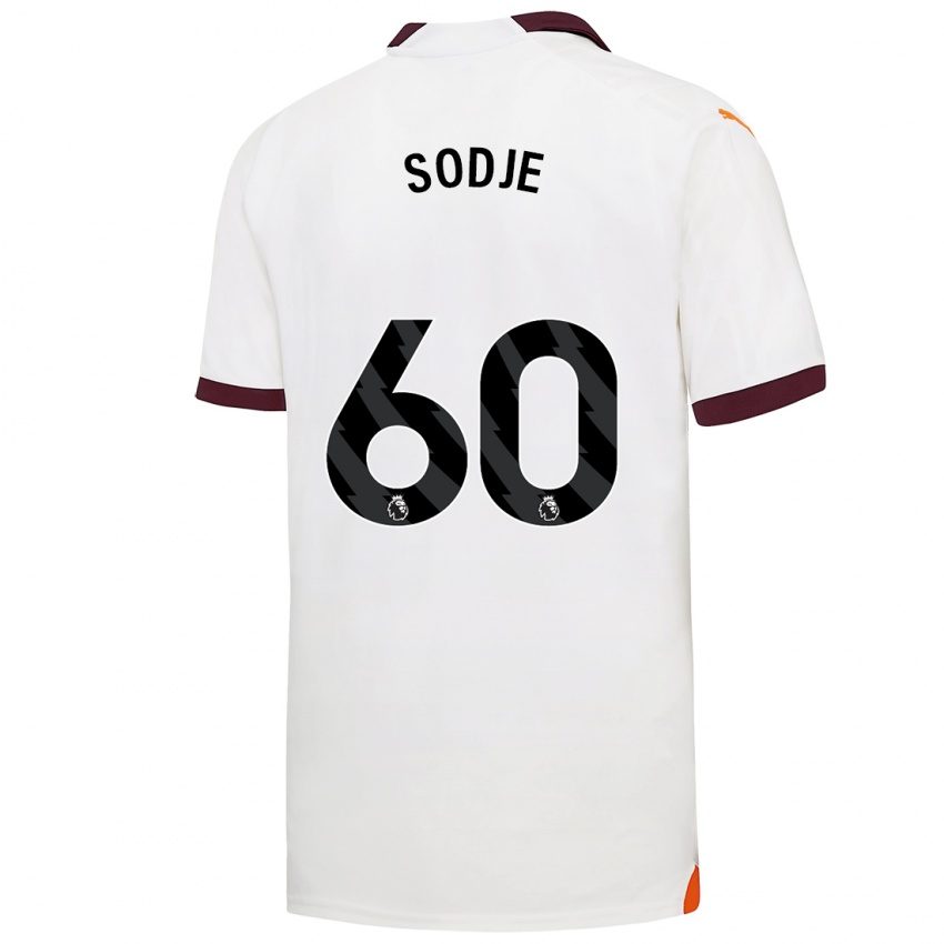 Hombre Camiseta Tai Sodje #60 Blanco 2ª Equipación 2023/24 La Camisa