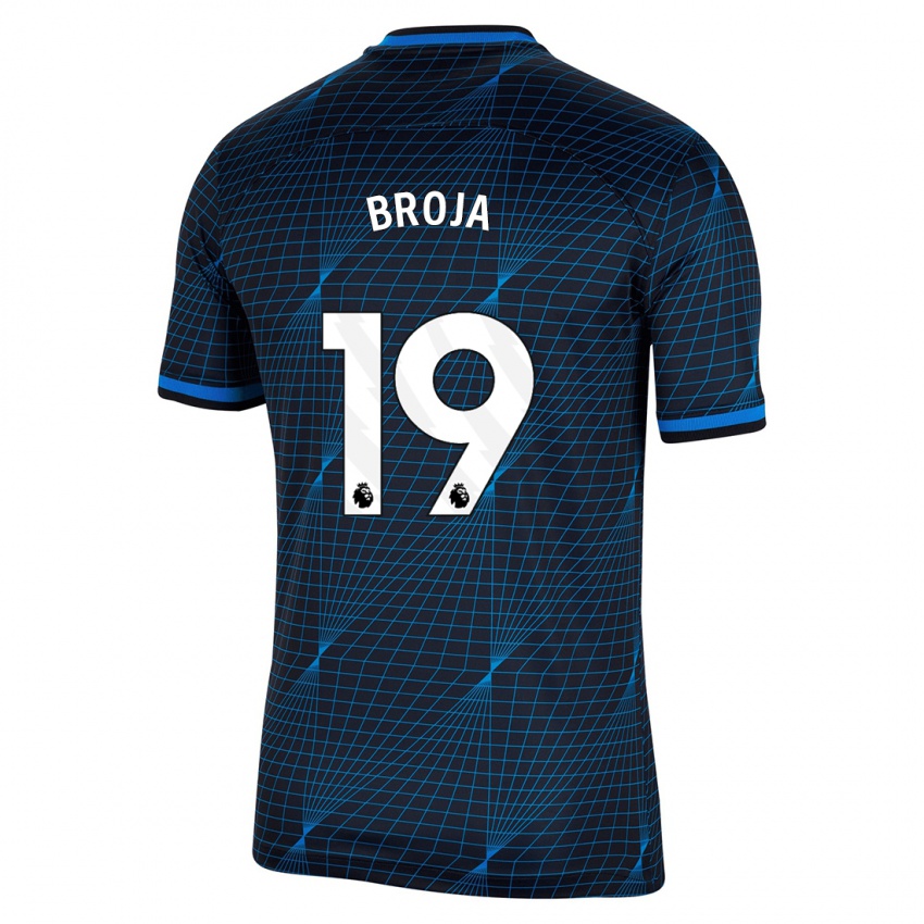 Hombre Camiseta Armando Broja #19 Azul Oscuro 2ª Equipación 2023/24 La Camisa