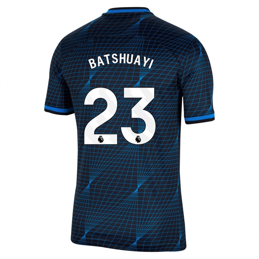 Hombre Camiseta Michy Batshuayi #23 Azul Oscuro 2ª Equipación 2023/24 La Camisa