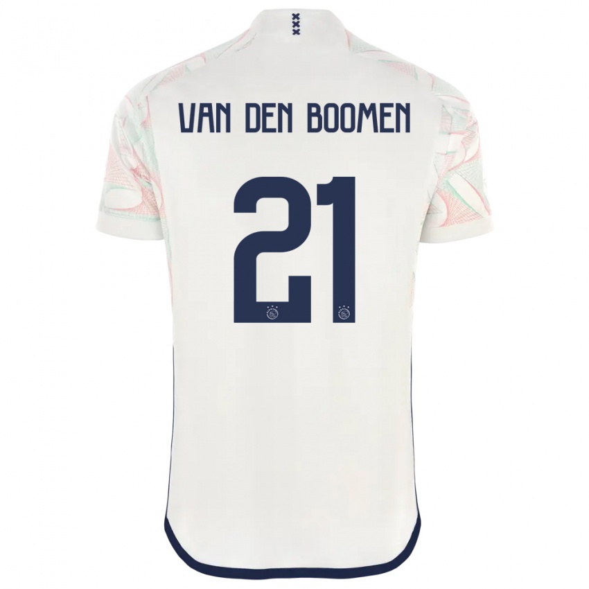 Hombre Camiseta Branco Van Den Boomen #21 Blanco 2ª Equipación 2023/24 La Camisa