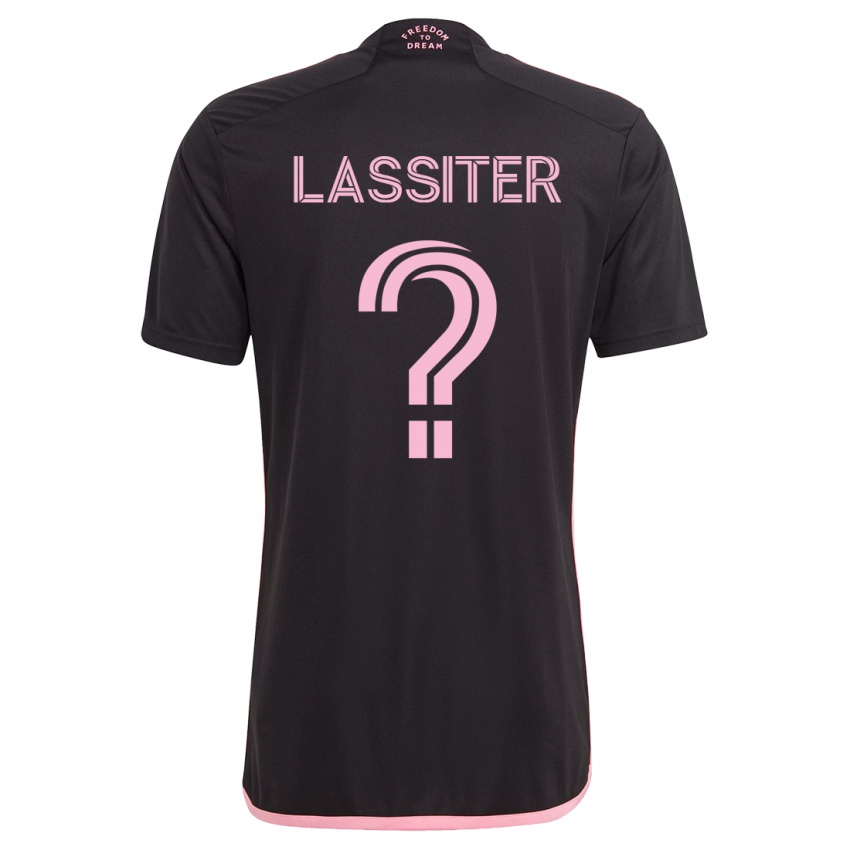 Hombre Camiseta Ariel Lassiter #0 Negro 2ª Equipación 2023/24 La Camisa