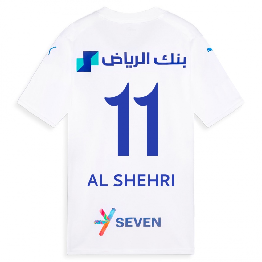 Hombre Camiseta Saleh Al-Shehri #11 Blanco 2ª Equipación 2023/24 La Camisa