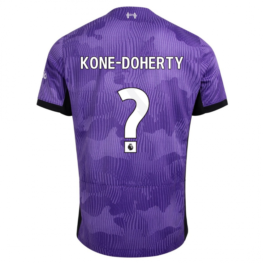 Hombre Camiseta Trent Kone-Doherty #0 Púrpura Equipación Tercera 2023/24 La Camisa