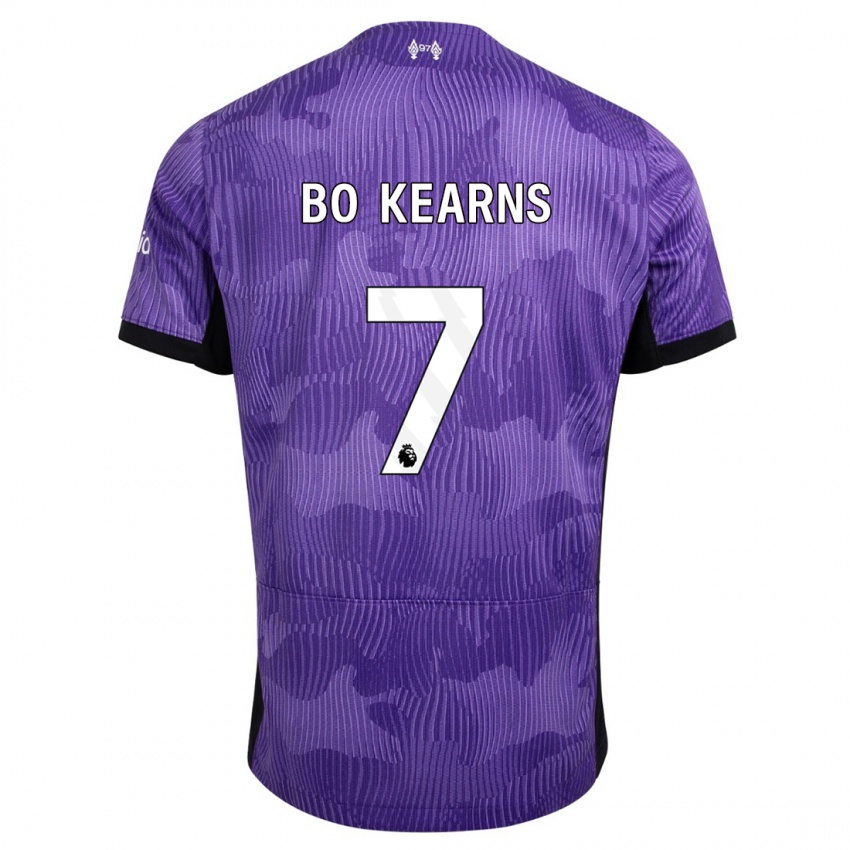 Hombre Camiseta Missy Bo Kearns #7 Púrpura Equipación Tercera 2023/24 La Camisa