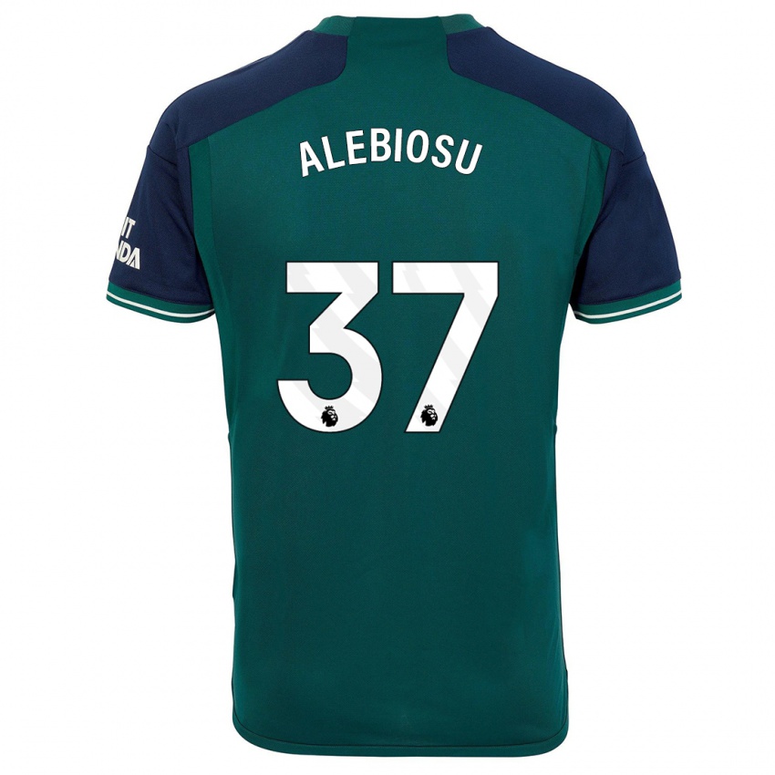 Hombre Camiseta Ryan Alebiosu #37 Verde Equipación Tercera 2023/24 La Camisa
