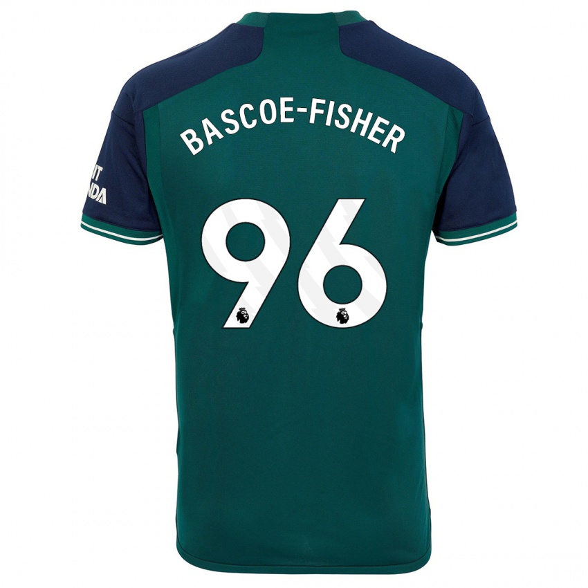 Hombre Camiseta Jakai Bascoe-Fisher #96 Verde Equipación Tercera 2023/24 La Camisa