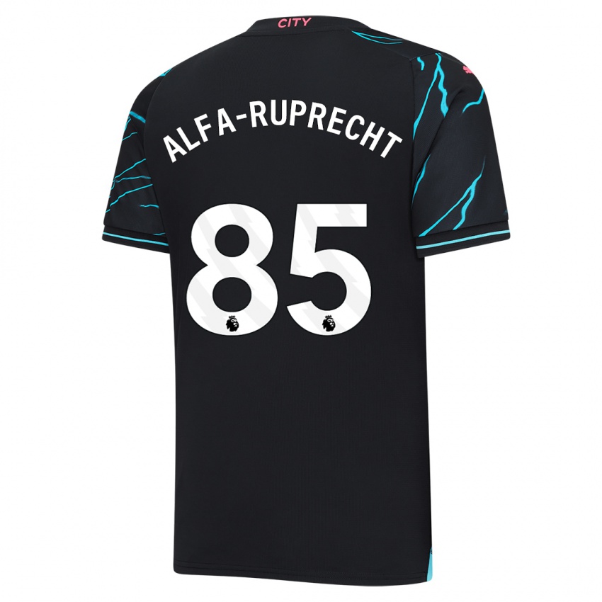 Hombre Camiseta Farid Alfa-Ruprecht #85 Azul Oscuro Equipación Tercera 2023/24 La Camisa
