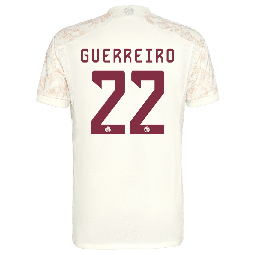 Hombre Camiseta Raphaël Guerreiro #22 Blanquecino Equipación Tercera 2023/24 La Camisa