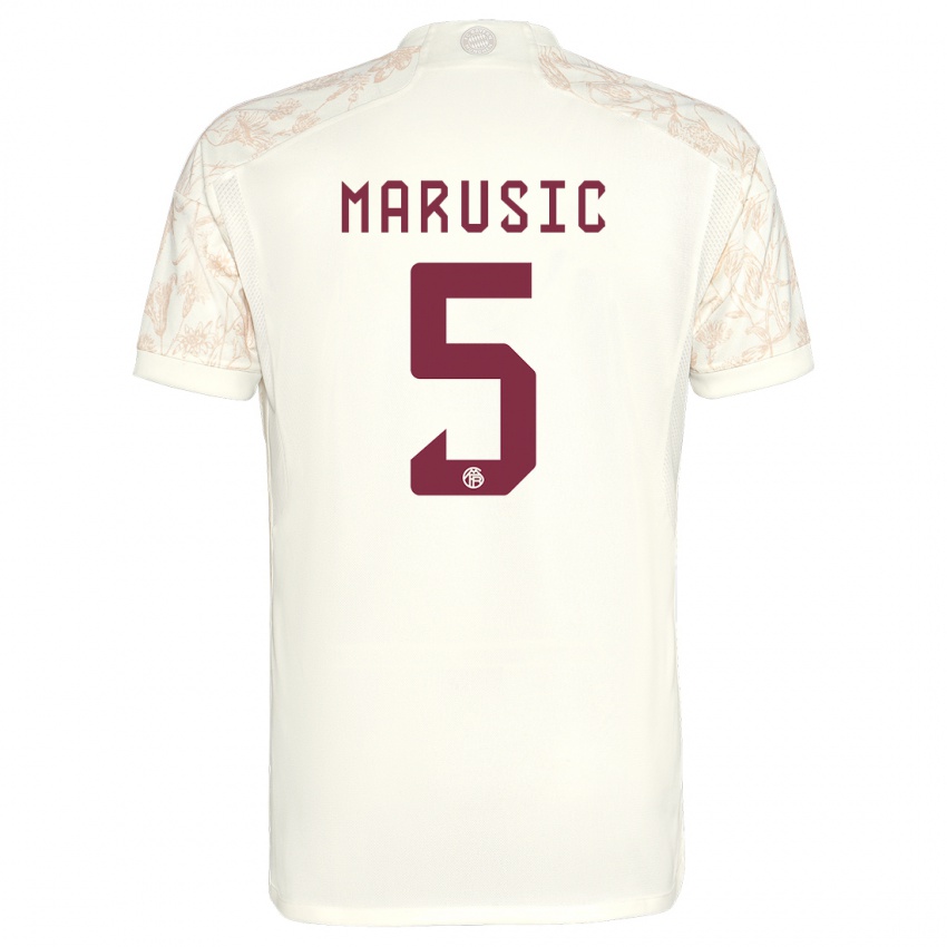 Hombre Camiseta Gabriel Marusic #5 Blanquecino Equipación Tercera 2023/24 La Camisa