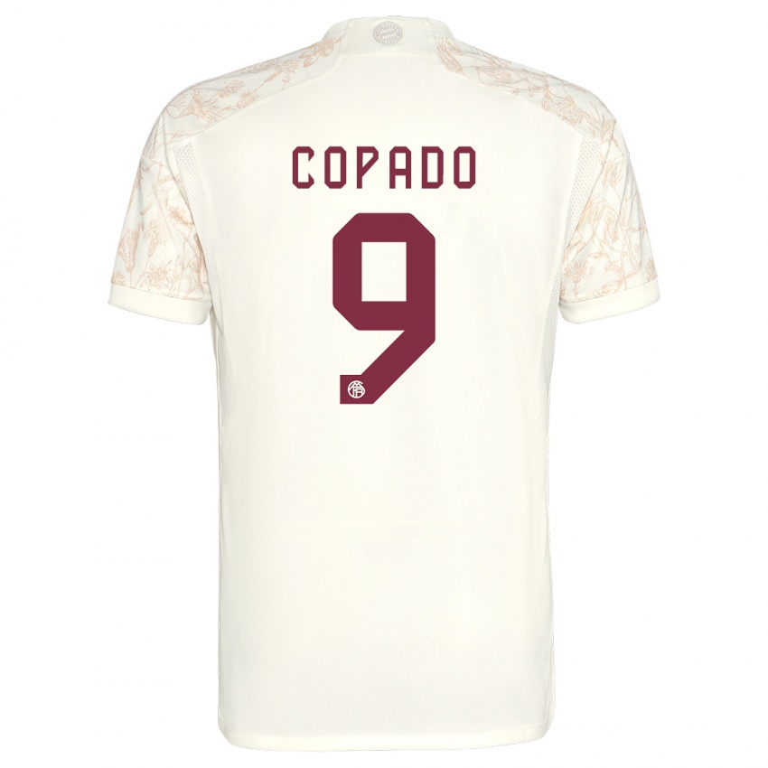 Hombre Camiseta Lucas Copado #9 Blanquecino Equipación Tercera 2023/24 La Camisa